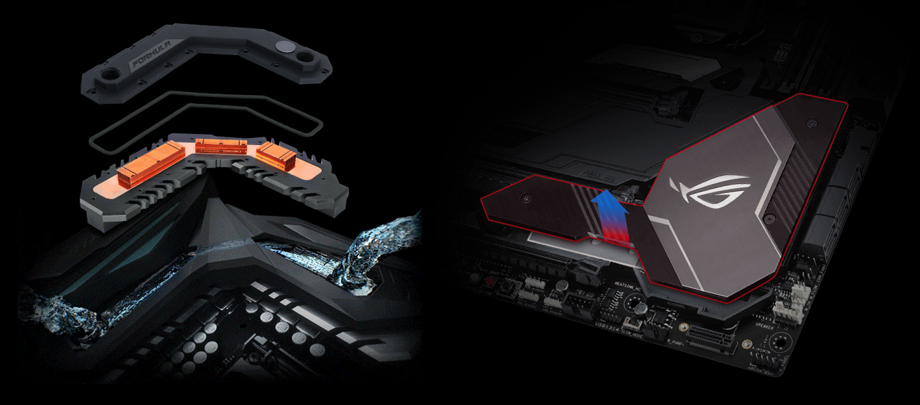 ASUS MAXIMUS X FORMULA chłodzenie